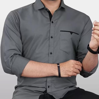 Men's Regular Fit Solid Soft Touch Cotton Casual Shirt